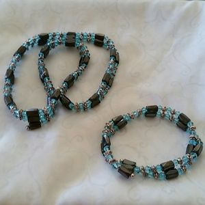 Magnetic Necklace & Bracelet Set