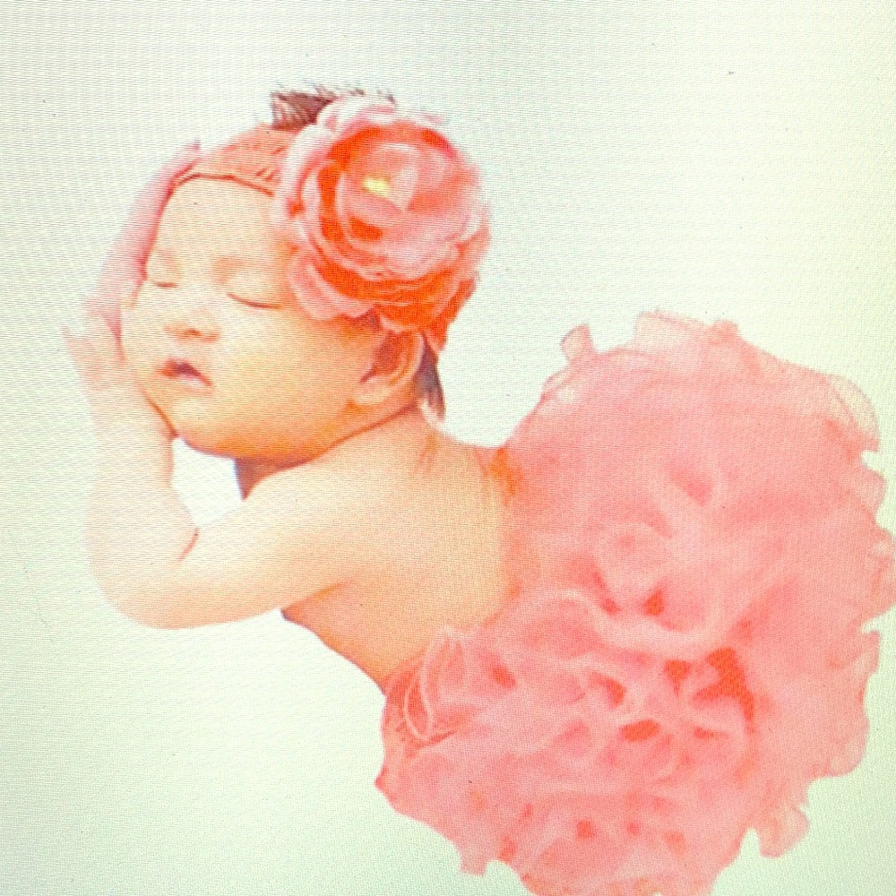 TuTu Dress Flower & Head set new babies