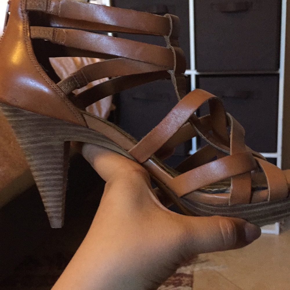 Brown heels