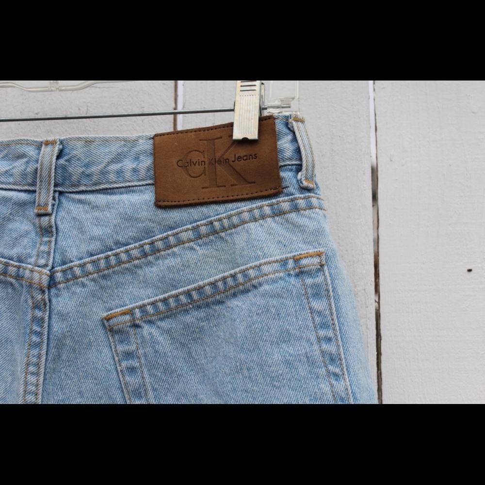 SOLD Calvin Klein High Waisted Denim Cutoff shorts