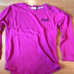 PINK crew neck sweatshirt