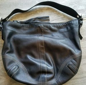 Genuine black coach purse