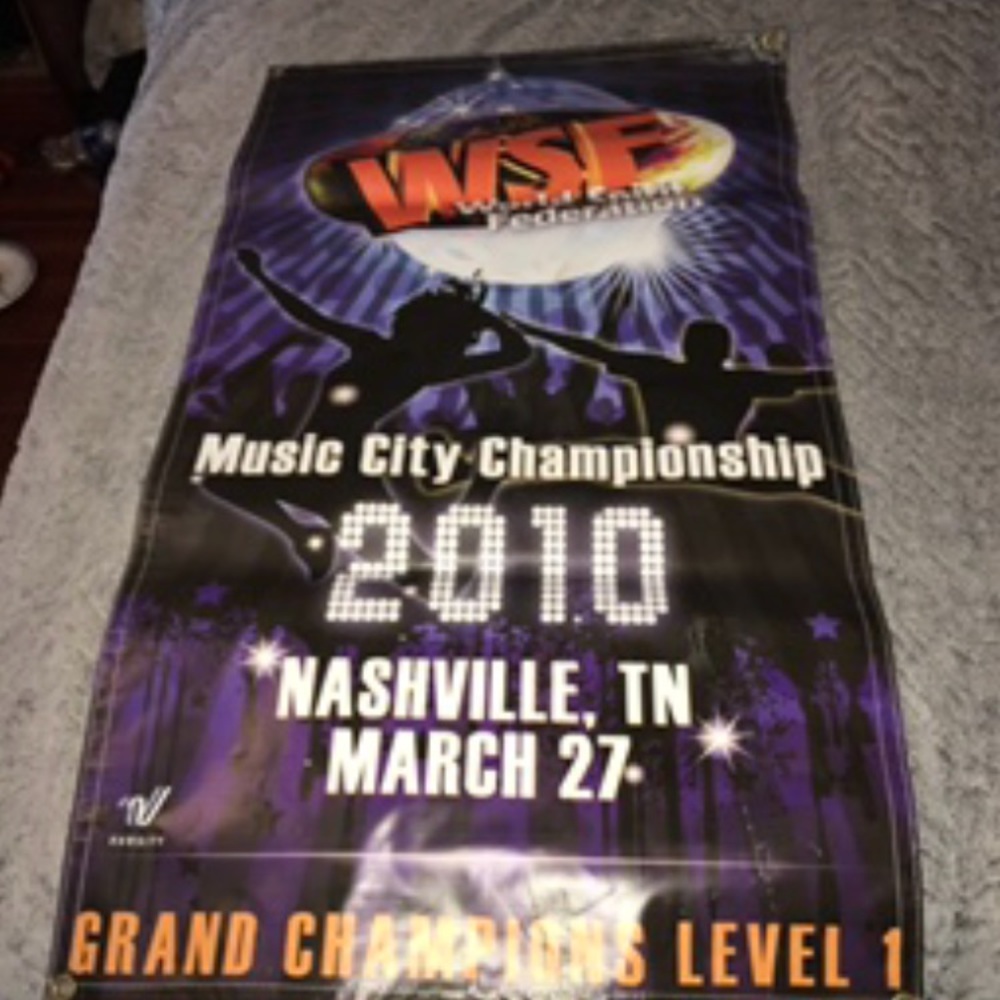 Allstar Cheer competition Big gym banners! Wsf