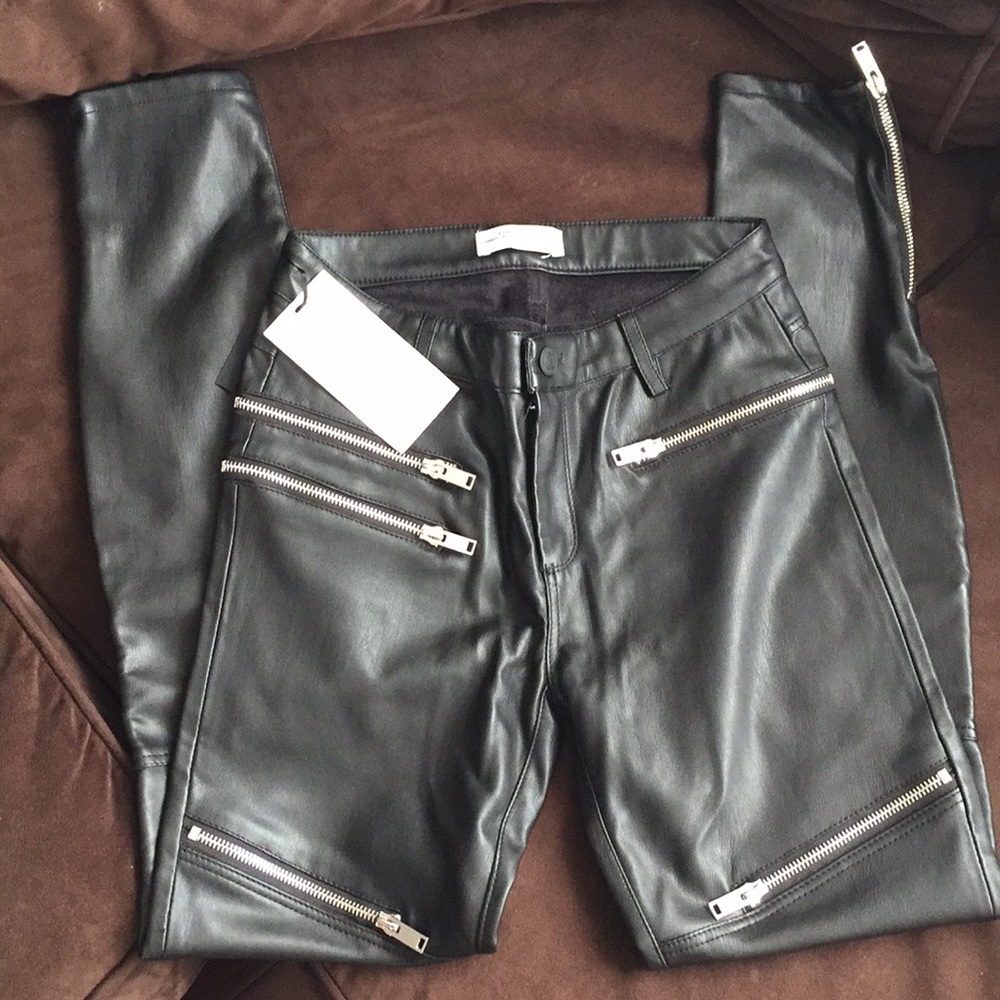 NWT Women’s faux leather pants