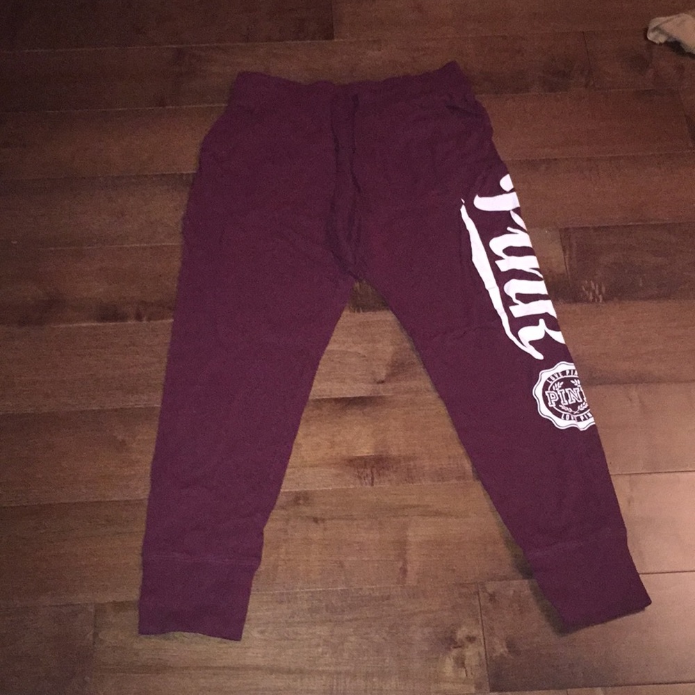 Pink sweatpants