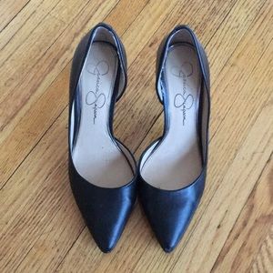 Black Pointed Toe Heels