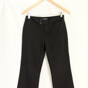 Black Cotton/Spandex Pants