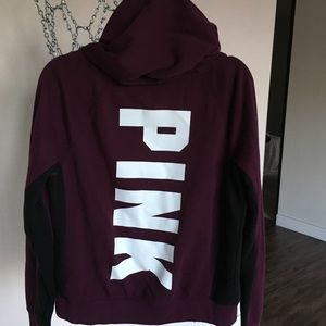 PINK zip up hoodie