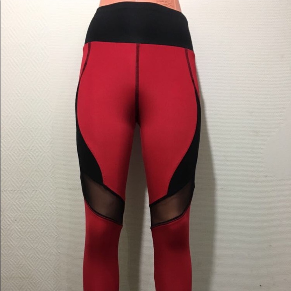 Yoggao leggings rio red mesh