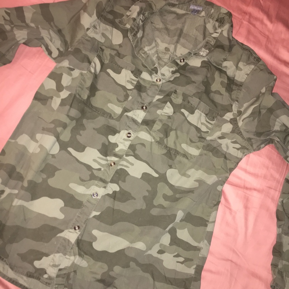 Camouflage blouse