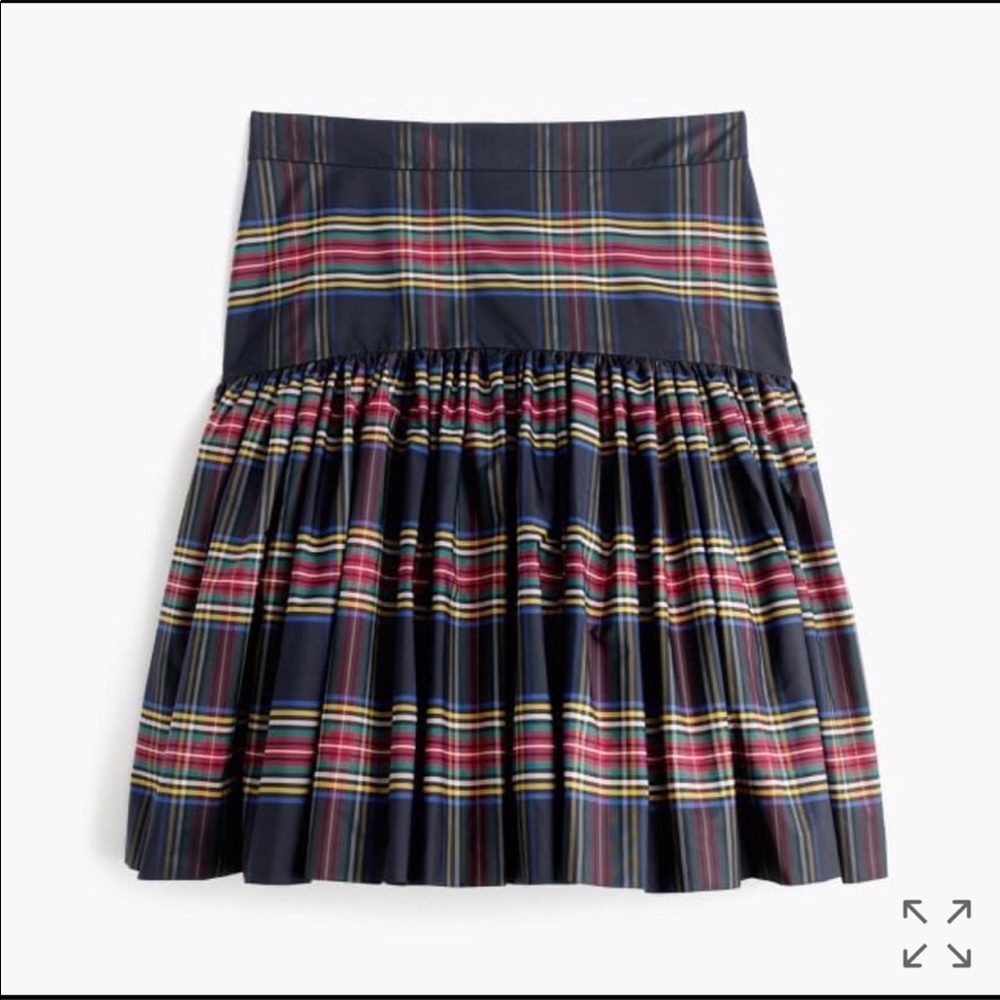 Jcrew Skirt in Stewart Plaid