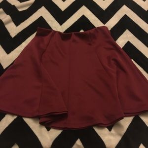 Forever 21 maroon skirt