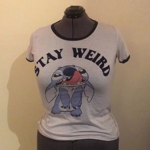 Stay Weird Stitch Tee