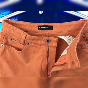 SOLD Women's Cambio orange high waist jeans size 6