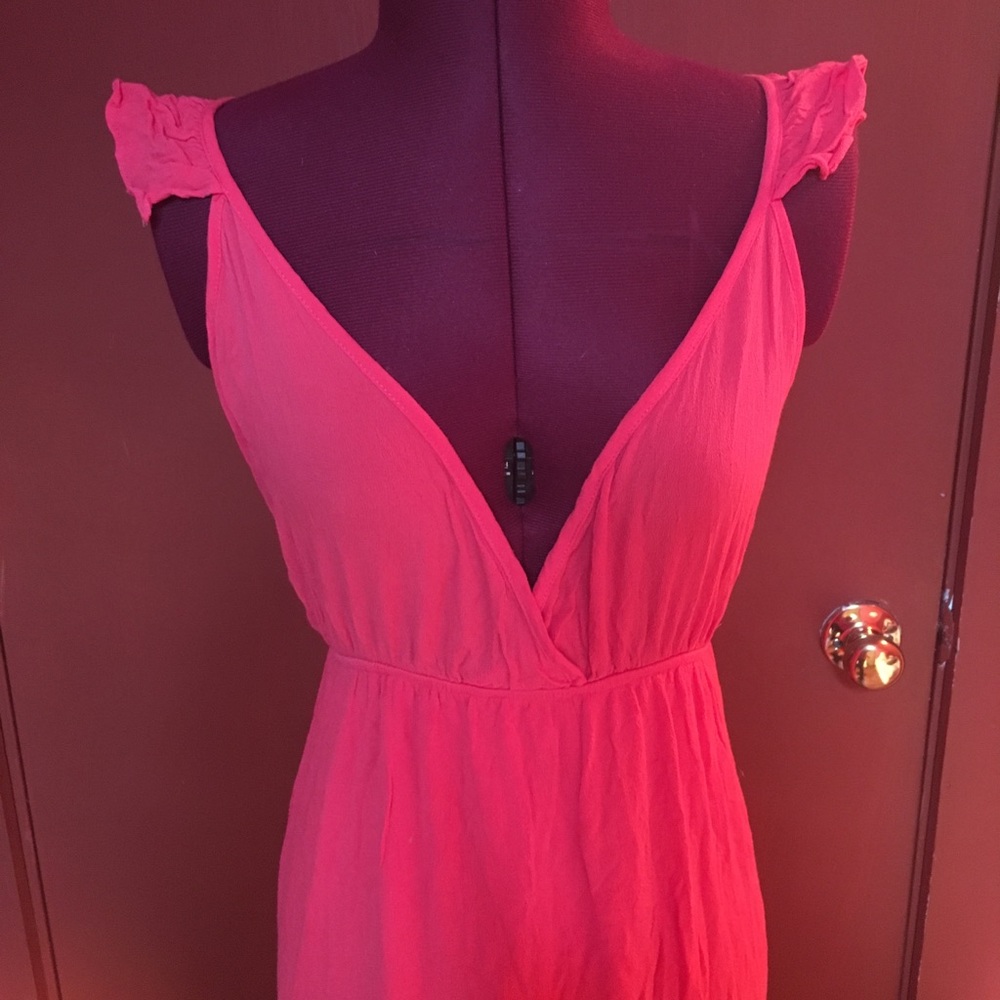 *SOLD* Ruffle-Strap Maxi Dress