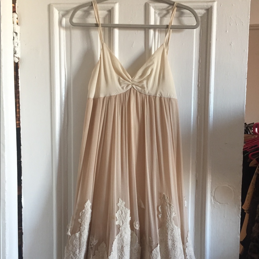 Vintage inspired wedding dress.