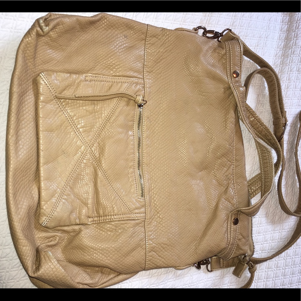 Diane Von Furstenberg tan tote crossbody Awesome!