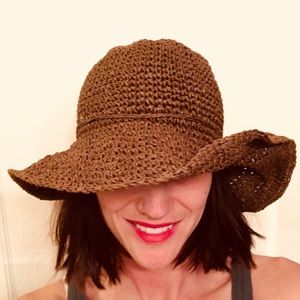 Wide-Brim Floppy Beach Hat