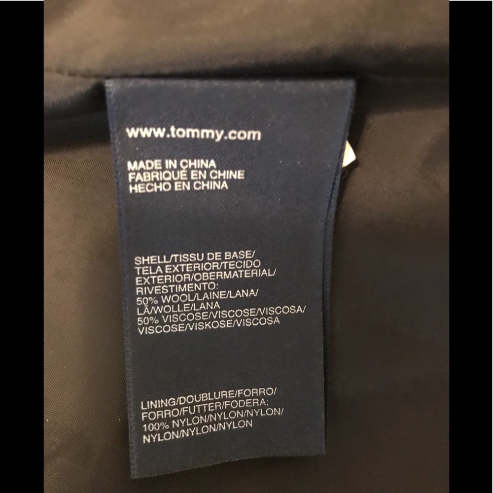 Tommy Hilfiger black and white Coat - Picture 9 of 9