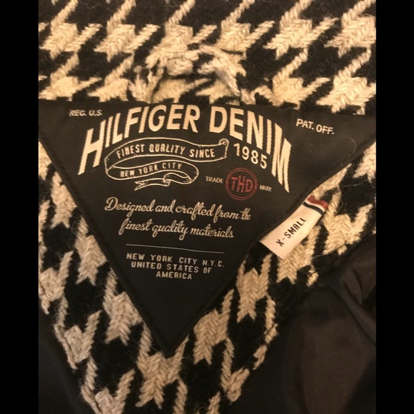 Tommy Hilfiger black and white Coat - Picture 7 of 9