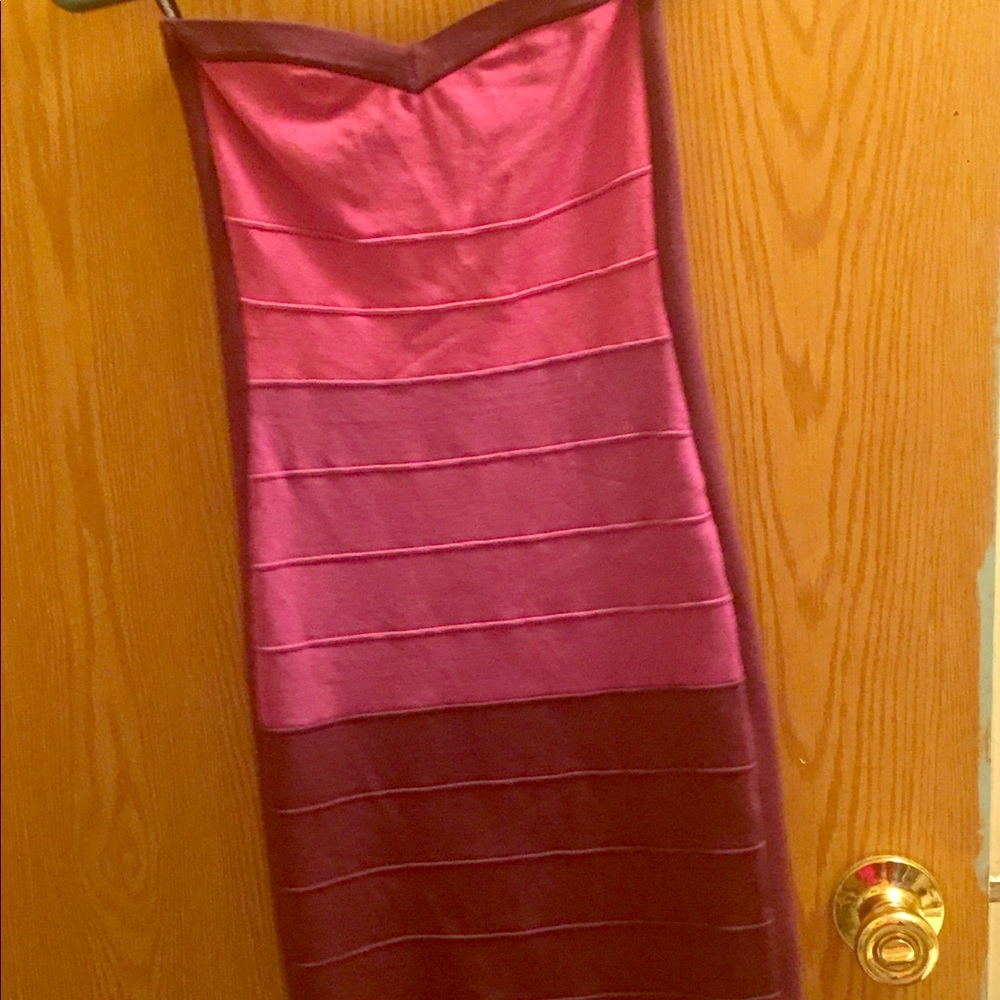 A small Bebe mini dress
