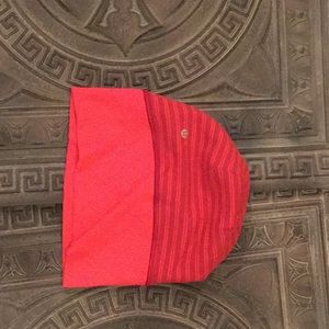 Lululemon beanie.
