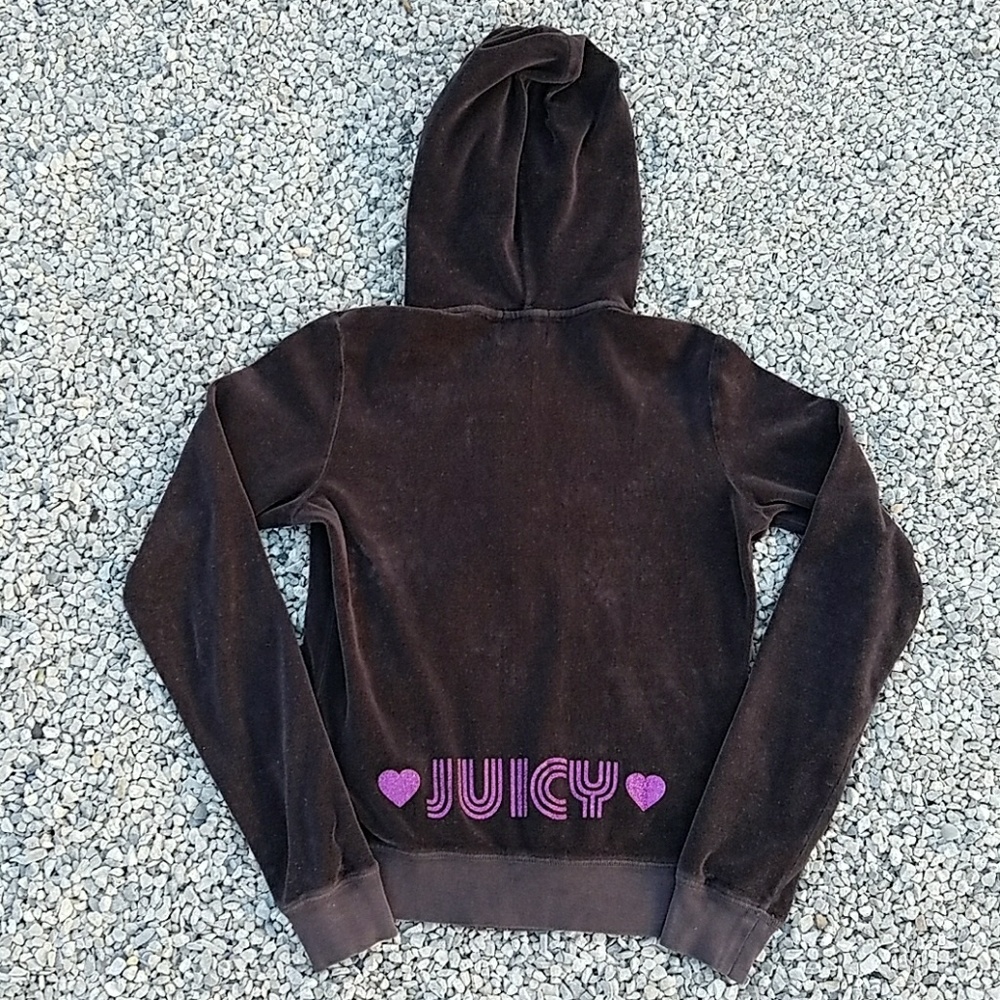 Juicy Couture hoodie jacket size M in Velour
