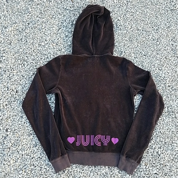Juicy Couture hoodie jacket size M in Velour - Picture 1 of 6