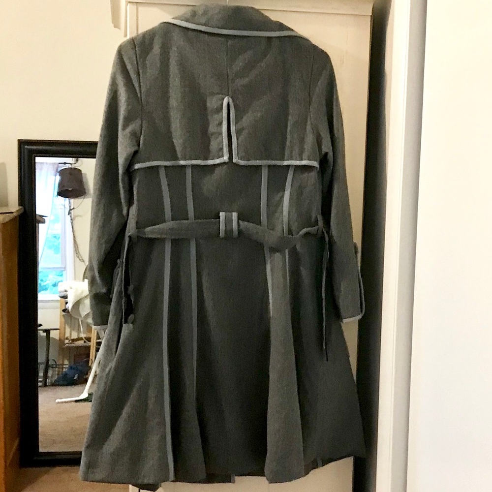 MAXMARA MADE IN ITALY GREY WOOL COAT ADD’L. INFO