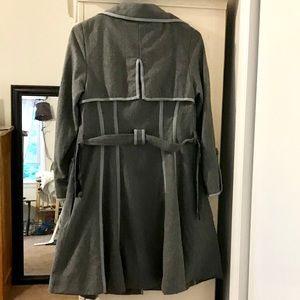 MAXMARA MADE IN ITALY GREY WOOL COAT ADD’L. INFO