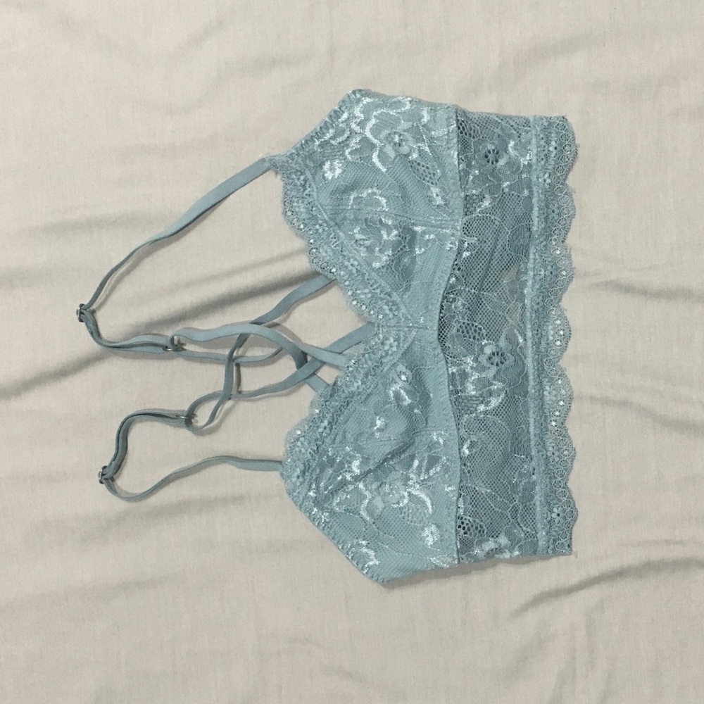 Blue bralette NWOT