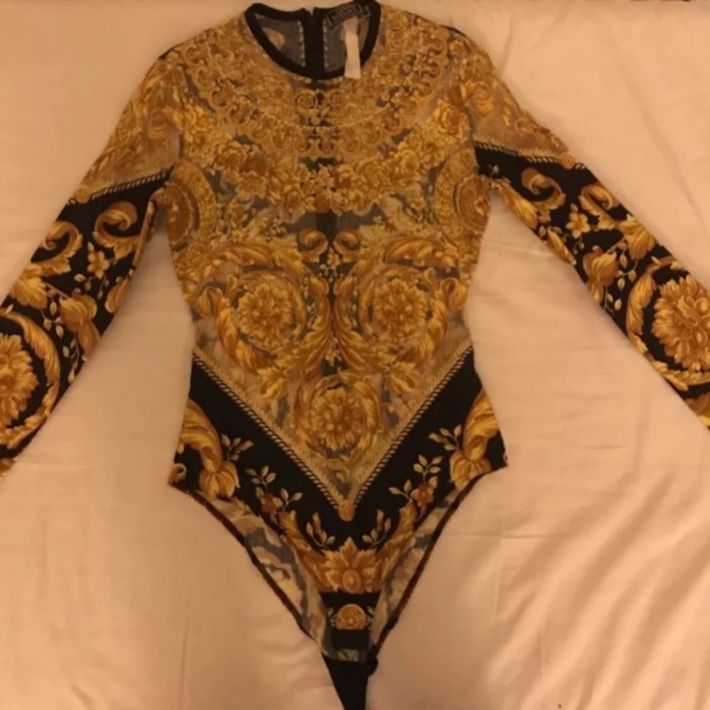 Vintage Versace bodysuit