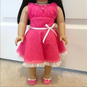 RARE American Girl Pink Dress Outfit
