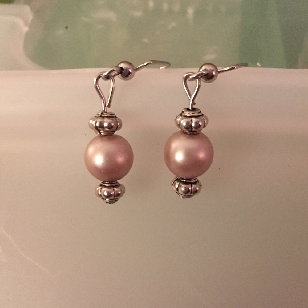 3/$10 Faux pearl beaded earrings