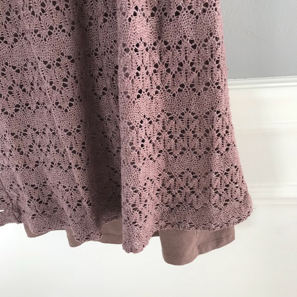 Urban Outfitters Mauve Crochet Dress Size M - Picture 5 of 7