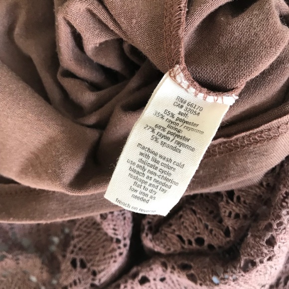 Urban Outfitters Mauve Crochet Dress Size M - Picture 7 of 7