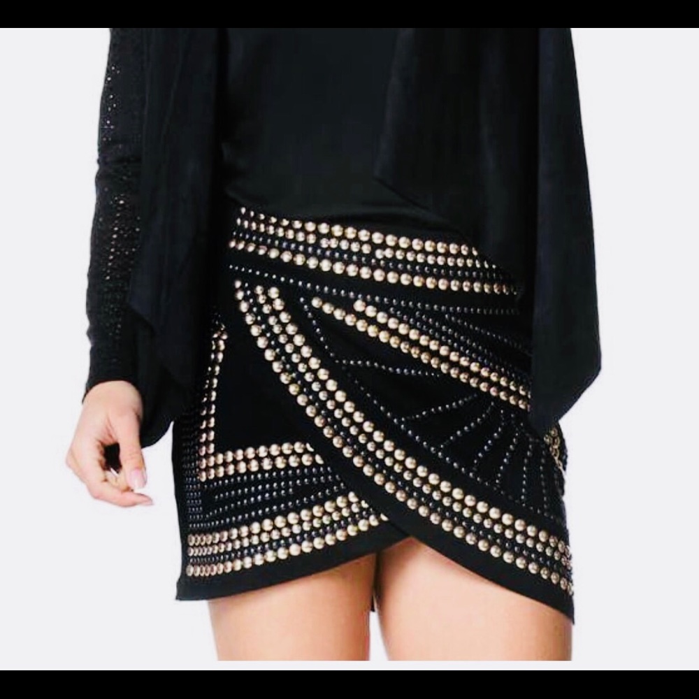 STRETCH BEADED SEXY SKIRT 1 left - Picture 7 of 7