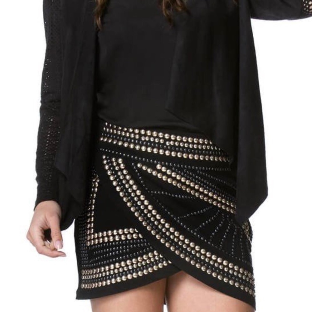 STRETCH BEADED SEXY SKIRT 1 left - Picture 3 of 7