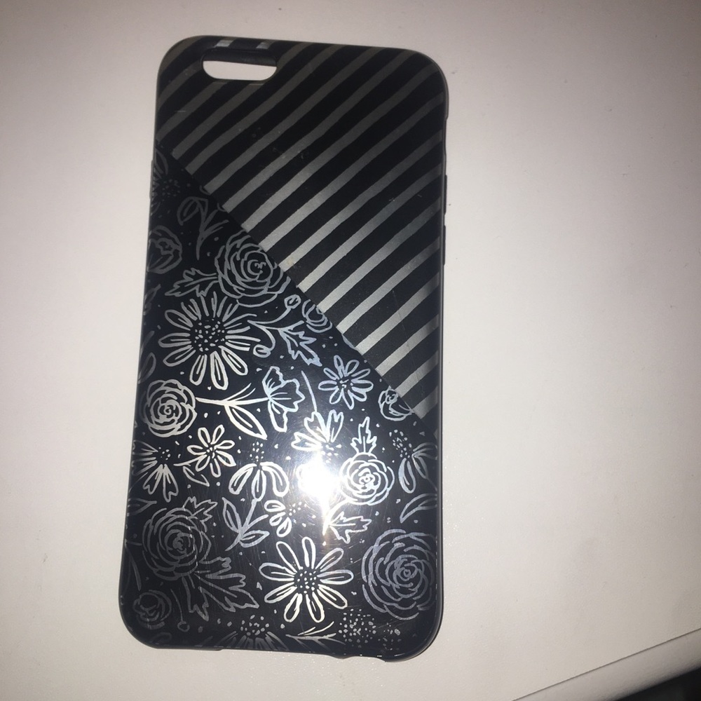 shiny and matte black iphone case
