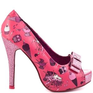 NEW Iron Fist Demon Donkey pink platforms sz 10