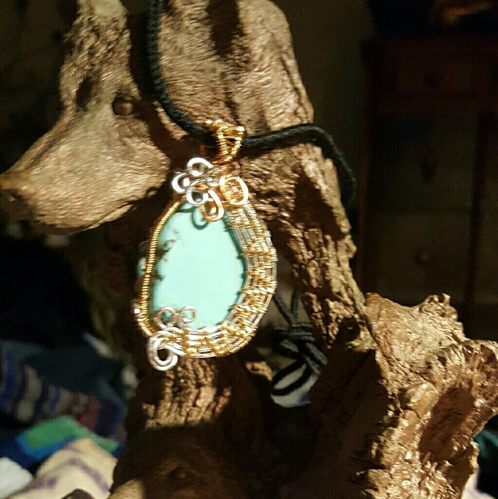 Healing Stones and Crystals,, weaved by Me
