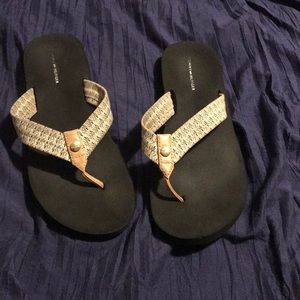 Tommy Hill figure flip-flops