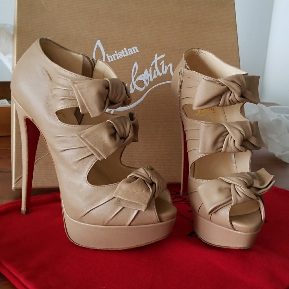 Christian Louboutin madame butterfly heels