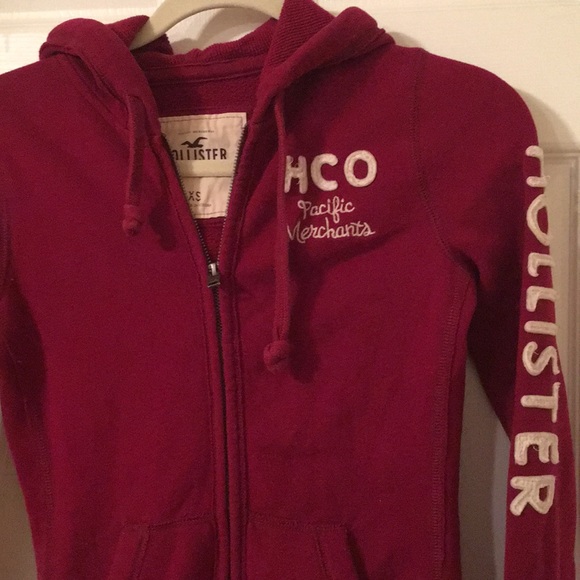 ♥️Hollister zip up hoodie. - Picture 5 of 6