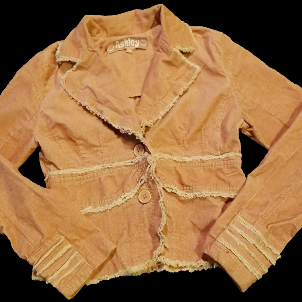 Fringe blazer jacket