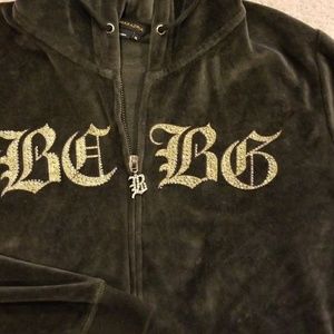 Hoodie BCBG Maxazria charcoal bling