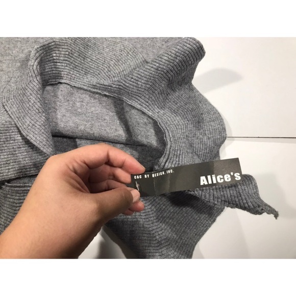 {Alice’s} Boutique Gray Sleeveless Ruffle Dress - Picture 7 of 8