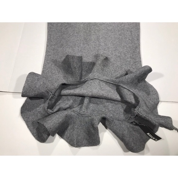 {Alice’s} Boutique Gray Sleeveless Ruffle Dress - Picture 6 of 8