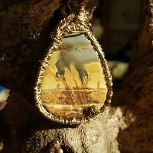 Healing Stones and Crystals,, weaved by Me