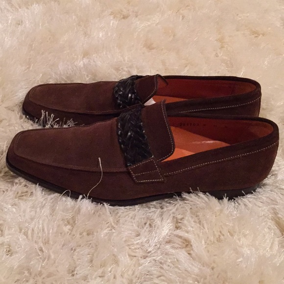 Suede Santoni Men Shoes main image 6